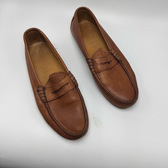 Allen Edmonds Winthrop Brown Leather Penny Loafer Mens Size 9 D Dress Shoes